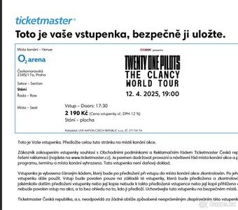 Twenty One Pilots – The Clancy World Tour, O2 arena Praha