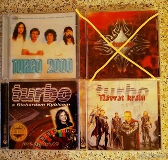 Prodám 3 x raritní CD TURBO
