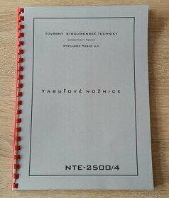 Návody tab. nůžek NTC, NTE, NTH