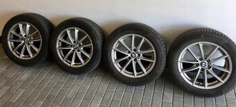 17" ALU KOLA BMW 225/55/17 NOVÉ ZIMNÍ PNEU + TPMS