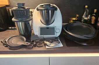 THERMOMIX TM6, 2nádoby, škrabka na brambory, TOP STAV
