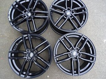 Alu disky černé na Audi, 18", 5x112, ET 38 , šířka 7,5J