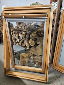 Prodám okna VELUX GGL 78x118 včetně oplechování  2ks