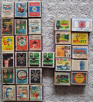 Krabičky od sirek Československo