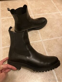 Kožené zimní boty Tamaris, vel.42