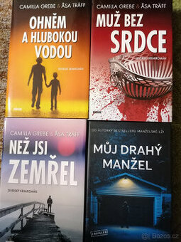 prodám 4 knihy bestselery