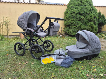 Kočárek Knorr Baby - dvoukombinace, velká kola, p.c. 15000