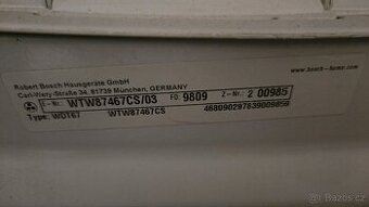 PRODAM susicku pradla BOSCH SERIE 6.