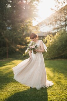 Svatební šaty ivory velikost 38