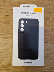 Originální pouzdro Samsung Silicone Cover black pro Samsung