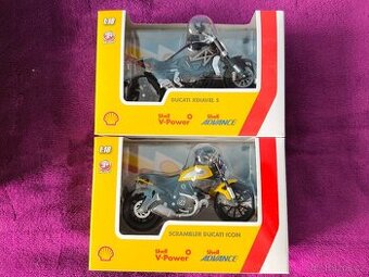 Modely motorek Ducati Shell 2019 1:18