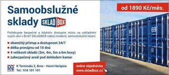 Samoobslužné skladové boxy a kontejnery v Brně - skladbox.cz