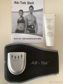 Svalový elektrostimulátor BODY-TEK AB BELT BLACK