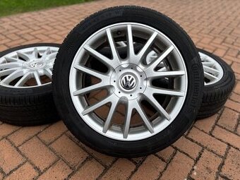 Alu orig letni sada Volkswagen 5x112 7J ET54 225/45 R17