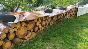 Vysušené palivové dřevo BOROVICE, JAVOR v metrech