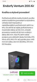 PC skříň endorfy ventum 200 air