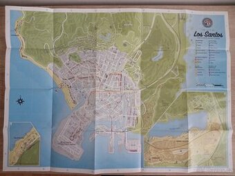 GTA V plakát - mapa