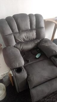 Polohovatelné masážní křeslo