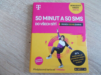 Prodám nové sim T-Mobile, více viz inzerát