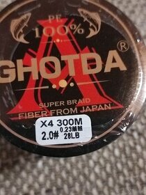 Rybářská pletená šňůra Ghotda 300m/0.23mm - 1