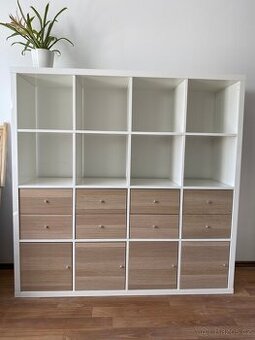 Knihovna IKEA Kallax, bílá, 4x4