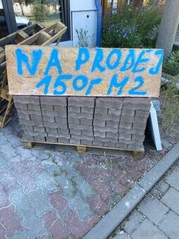 Zámková dlažba 150Kč/m2