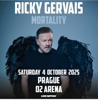 Klubové VIP - Ricky Gervais, O2 Arena - 4.10.2025