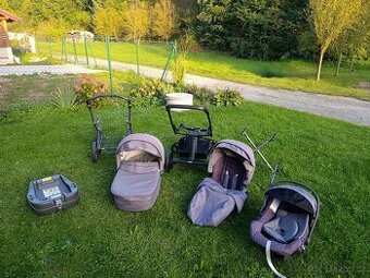 Kočár Inglesina Sofia duo+podvozek quad 4 a vajíčko s isofix