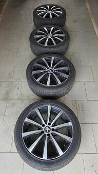 Alu kola 5x108 + zimní pneu 235/45R18