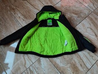 Northville lyžařská bunda černá neon 140