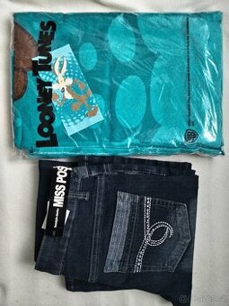 Dámské rifle +plážová osuška