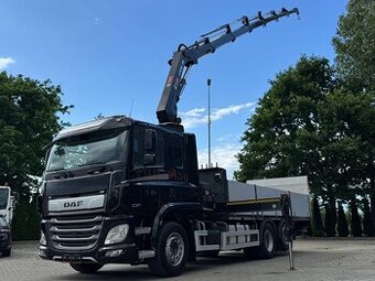 DAF CF 450 6X2 - valník s hydraulickou rukou + čelo
