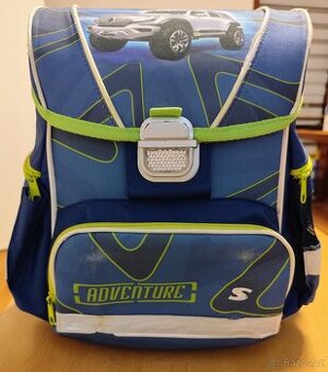 Školní aktovka STIL ( auto ) + batoh Disney Monsters