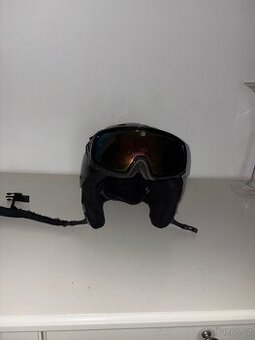 Lyžařská helma Rossignol + brýle