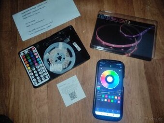 nové 1 až 5 M LED pásky - ovladač , app , dotek