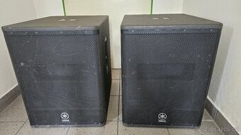 2x YAMAHA dxs 15 aktivní dřevěný subwofer reprobox