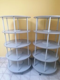 otočný regál/police  na šanony - kolotoč