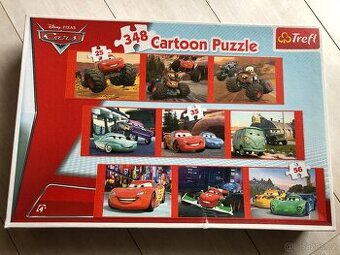 Puzzle Blesk McQueen 348 dílků, pro děti od 4 let
