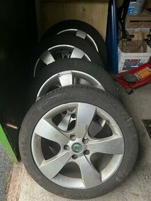 orig. disky škoda PEGASUS + pneu CONTINENTAL