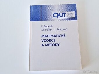 Skripta VŠ - ČVUT Matematické vzorce a metody (F.Bubeník)