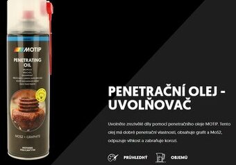 Motip - Penetrační olej - uvolňovač