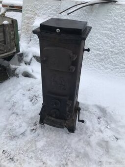 Norská litinová kamna na uhlí