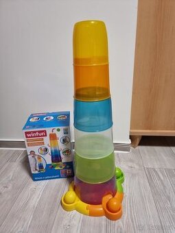 Stohovací věž s kuličkami
