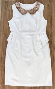 Dámské šaty Reserved smetanové velikost L