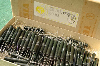 Nové rezistory,odpory,diody Tesla TRxxx viz seznam