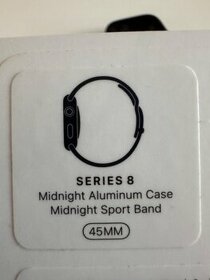 Apple Watch Series 8 Midnight Sport Band 45mm - 1