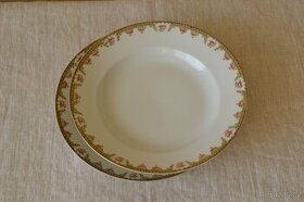 Starožitné porcelánové talíře - 1