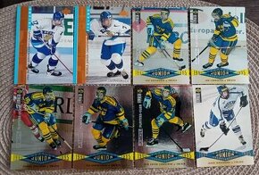 Hokejové karty, Finsko + Švédsko, UD - Semic 95-96