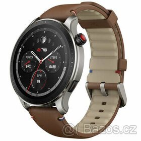 Nové hodinky Amazfit GTR 4 Vintage Brown Leather