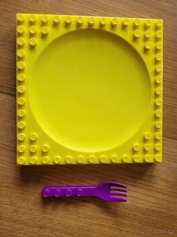 Set lego plitky a hluboky detsky talir
